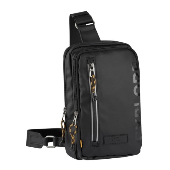 CAMEL ACTIVE Sling Mochila Pequena Explore Preta | Ref. 91.11268