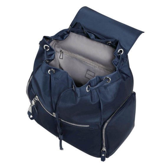SAMSONITE Mochila de Senhora c/ Aba Casual Karissa Evo Azul Noite | Ref. 92KP200941