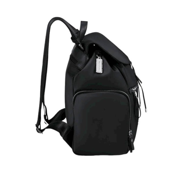 SAMSONITE Mochila de Senhora c/ Aba Casual Karissa Evo Preta | Ref. 92KP200909