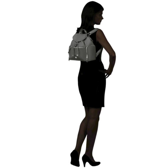 SAMSONITE Mochila de Senhora c/ Aba Casual Karissa Evo Verde Gunmetal | Ref. 92KP200924