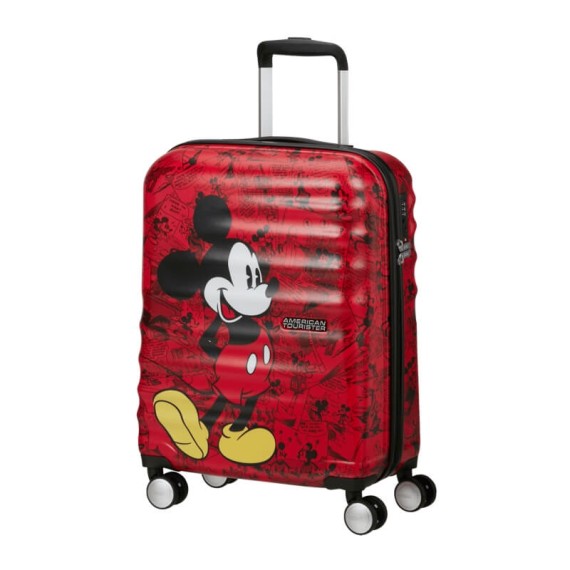 AMERICAN TOURISTER Mala de Cabine 55cm Disney Wavebreaker Mickey Comics Red | Ref. 9231C01720