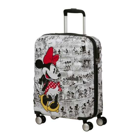 AMERICAN TOURISTER Mala de Cabine 55cm Disney Wavebreaker Minnie Comics White | Ref. 9231C01725