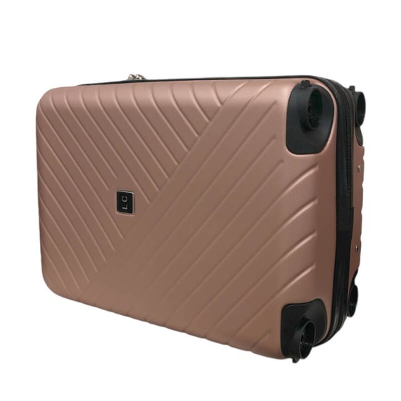 Mala de Cabine / Trolley 45cm 4R. Amovíveis Easyjet Talent 34 Rosa Metalizado | Ref. 337.34RM