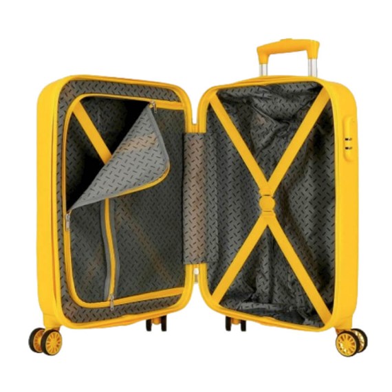 Mala de Cabine / Trolley 55cm 4 Rodas GARFIELD Ocre | Ref. 186.2041141