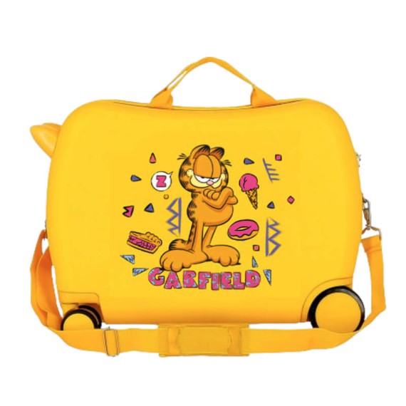 Mala de Viagem Infantil ABS 4 Rodas GARFIELD Ocre | Ref. 186.2049841