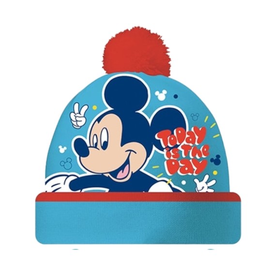 Conjunto de Gola, Gorro e Luvas Bebé 44/46 MICKEY Azul | Ref. 248.WD14755 Conjunto de Gola, Gorro e Luvas Bebé 44/46 MICKEY Azul | Ref. 248.WD14755