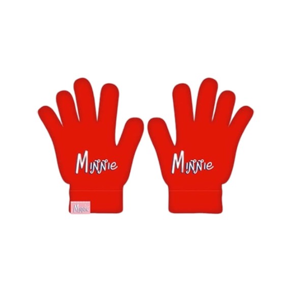 Conjunto de Gola, Gorro e Luvas Bebé 44/46 MINNIE Vermelho | Ref. 248.WD14738