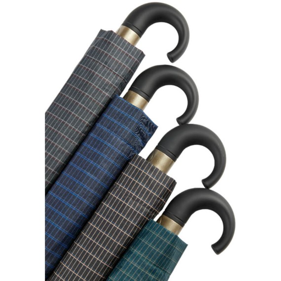 Guarda-Chuva Hom. Dobrável Aut. 54/10 EZPELETA 10102 Cinza | Ref. 104.10102C