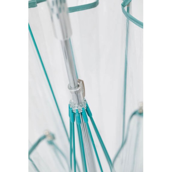 Guarda-Chuva Sra. Comprido Man. 62/8 EZPELETA 10764 Transparente c/ Gelo | Ref. 104.10764G