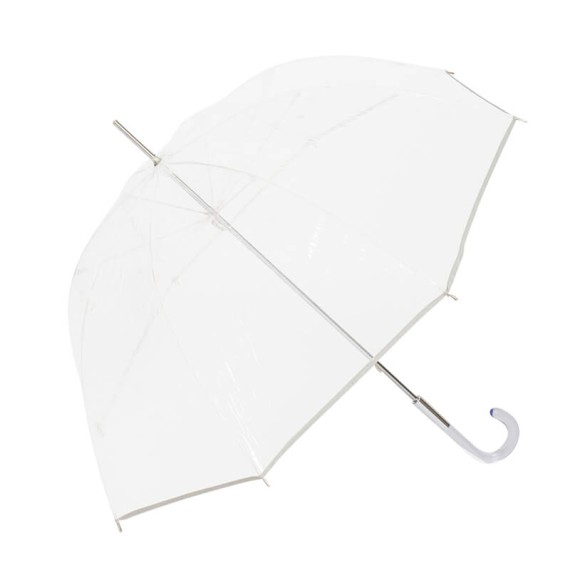 Guarda-Chuva Sra. Comprido Man. 62/8 EZPELETA 10764 Transparente c/ Gelo | Ref. 104.10764G