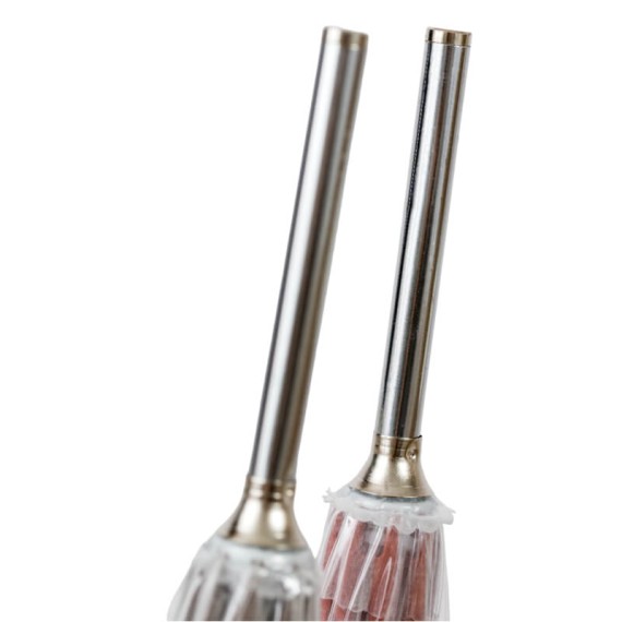 Guarda-Chuva Sra. Comprido Man. 62/8 EZPELETA 10764 Transparente c/ Taupé | Ref. 104.10764T