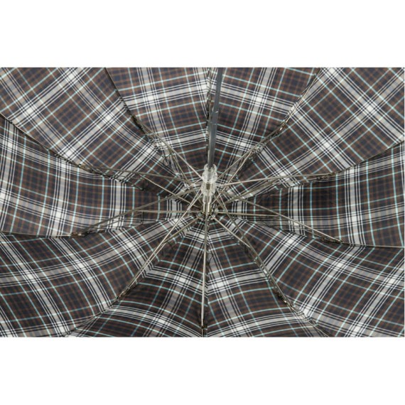 Guarda-Chuva Unisexo Dobrável Aut. 58/10 EZPELETA 10046 Xadrês Bordô | Ref. 104.10046BO