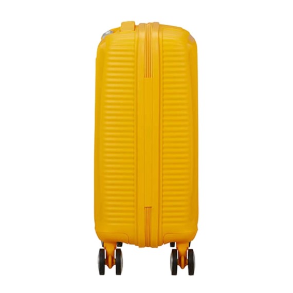 AMERICAN TOURISTER Mala de Viagem Pequena 47cm 4R Soundbox Mini Amarela | Ref. 92MG800106