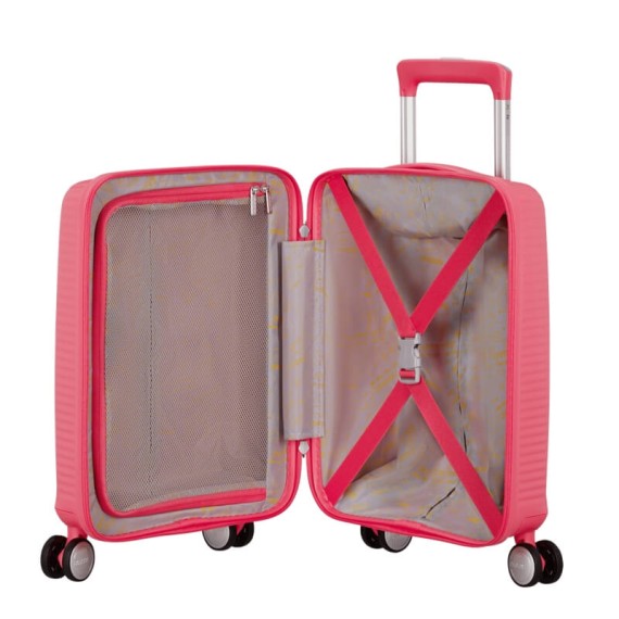 AMERICAN TOURISTER Mala de Viagem Pequena 47cm 4R Soundbox Mini Coral | Ref. 92MG800100