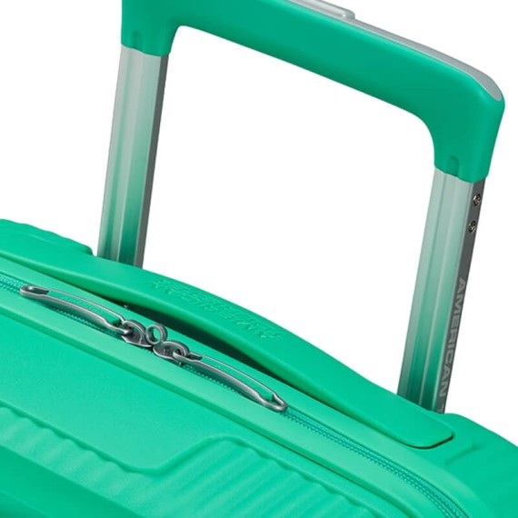 AMERICAN TOURISTER Mala de Viagem Pequena 47cm 4R Soundbox Mini Verde | Ref. 92MG800104