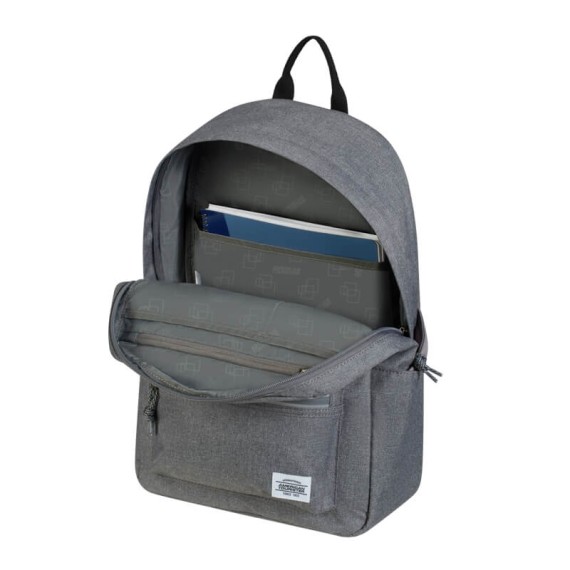 AMERICAN TOURISTER Mochila Casual BrightUP Grey Melange | Ref. 92MF800108