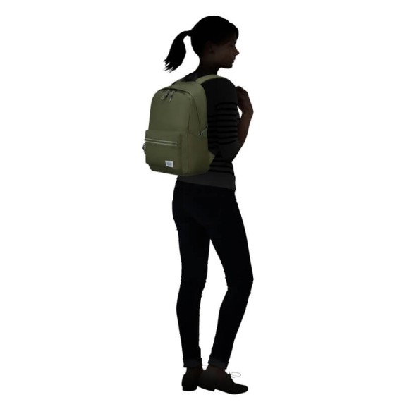 AMERICAN TOURISTER Mochila Casual BrightUP Verde Oliveira | Ref. 92MF800114