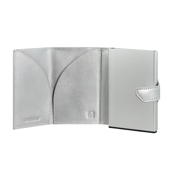 SAMSONITE Carteira Deslizante Proxis Alu Fit SLG Prata | Ref. 92KB920328