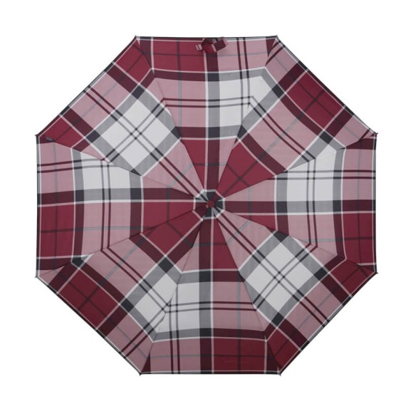 SAMSONITE Guarda-Chuva Aut. Open/Close Alu Drop S Xadrez Vermelho Granada | Ref. 92CK120317