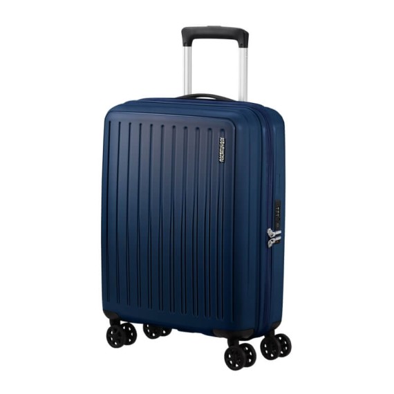 AMERICAN TOURISTER Mala de Cabine 55cm 4R Rejoy Azul Marinho | Ref. 92MH300141