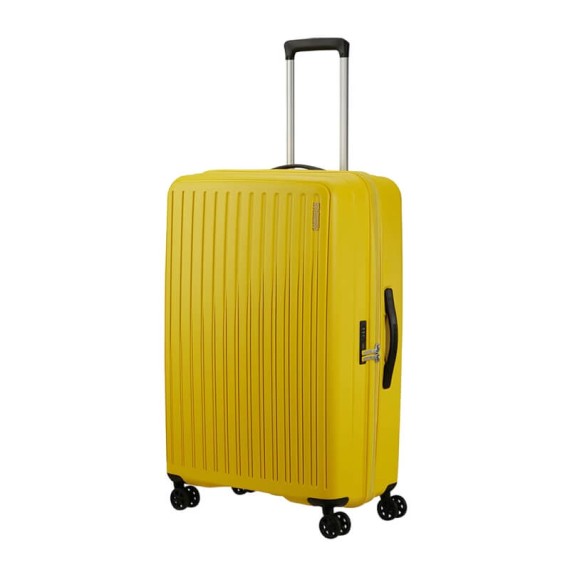 AMERICAN TOURISTER Mala de Viagem Grande 77cm 4R Rejoy Amarelo Elétrico | Ref. 92MH300306