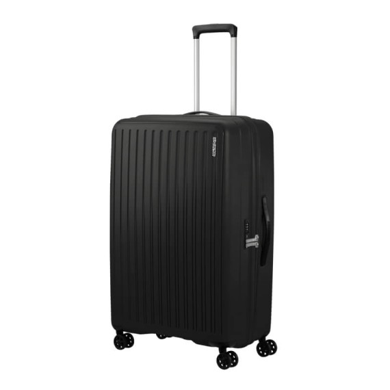 AMERICAN TOURISTER Mala de Viagem Grande 77cm 4R Rejoy Preta | Ref. 92MH300319