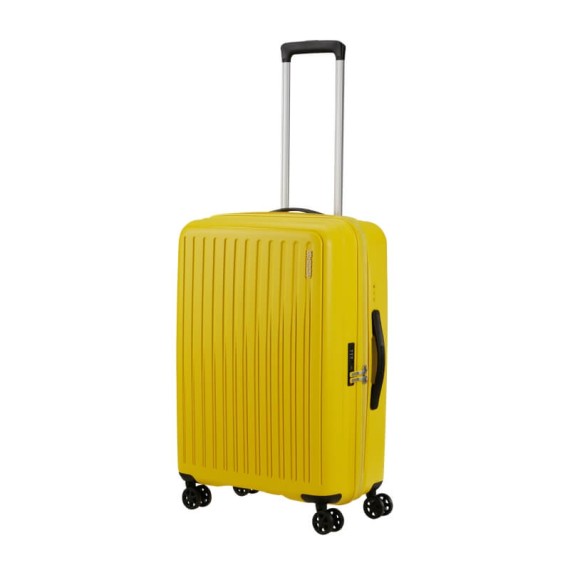 AMERICAN TOURISTER Mala de Viagem Média 68cm 4R Rejoy Amarelo Elétrico | Ref. 92MH300206
