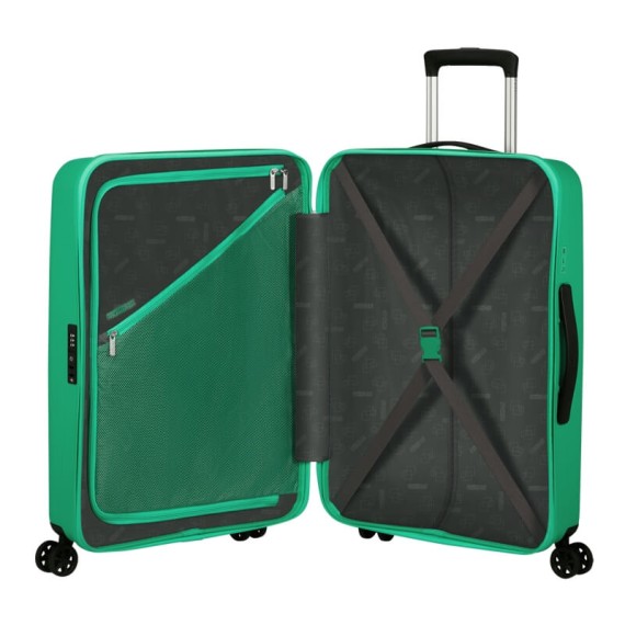 AMERICAN TOURISTER Mala de Viagem Média 68cm 4R Rejoy Verde Jade | Ref. 92MH300214