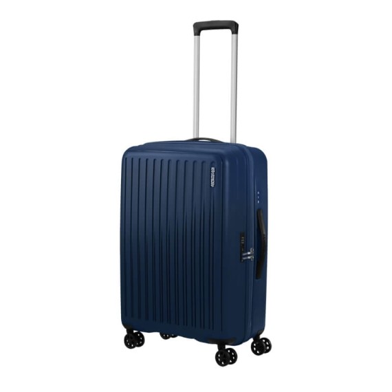 AMERICAN TOURISTER Mala de Viagem Média 68cm 4R Rejoy Azul Marinho | Ref. 92MH300241