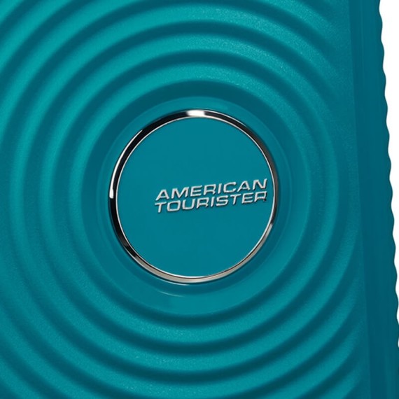 AMERICAN TOURISTER Mala de Viagem Pequena 47cm 4R Soundbox Mini Azul Petróleo | Ref. 92MG800151