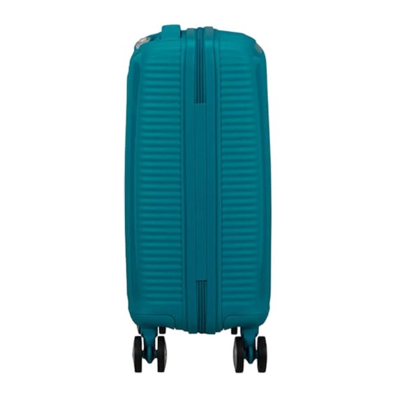 AMERICAN TOURISTER Mala de Viagem Pequena 47cm 4R Soundbox Mini Azul Petróleo | Ref. 92MG800151
