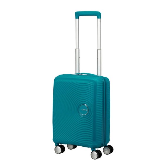 AMERICAN TOURISTER Mala de Viagem Pequena 47cm 4R Soundbox Mini Azul Petróleo | Ref. 92MG800151