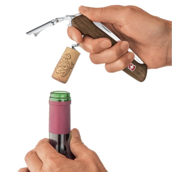 Canivete 130mm VICTORINOX Wine Master Nogueira | Ref. 320.09701.63