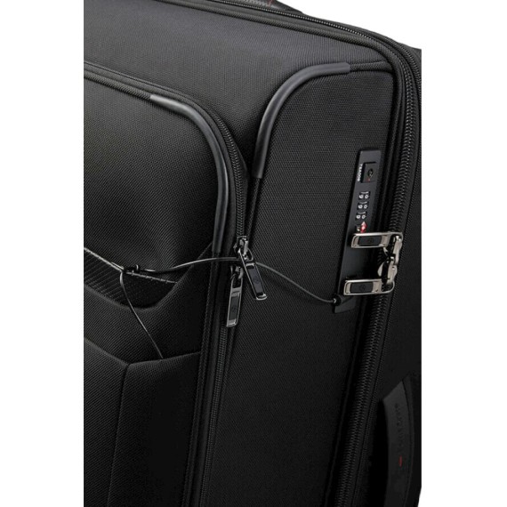SAMSONITE Mala de Viagem / Trolley Média 67cm 4R Exp. Pro-Dlx 6 Trvl Preta | Ref. 92KO500109 SAMSONITE Mala de Viagem / Trolley Média 67cm 4R Exp. Pro-Dlx 6 Trvl Preta | Ref. 92KO500109