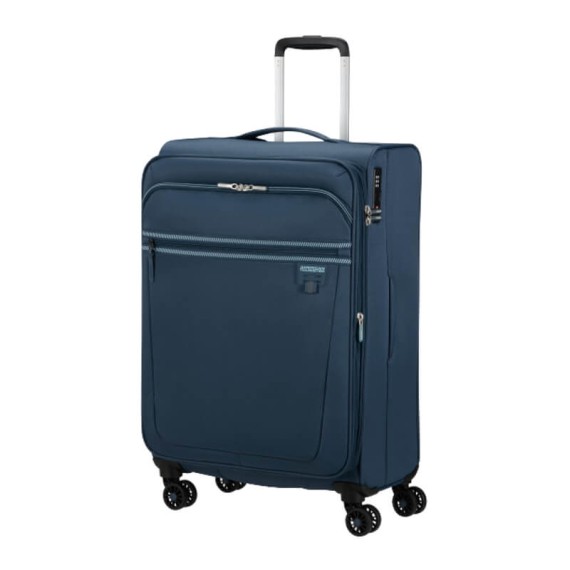 AMERICAN TOURISTER Mala de Viagem Média 69cm 4R Exp. AeroSpin Azul | Ref. 92MH600231