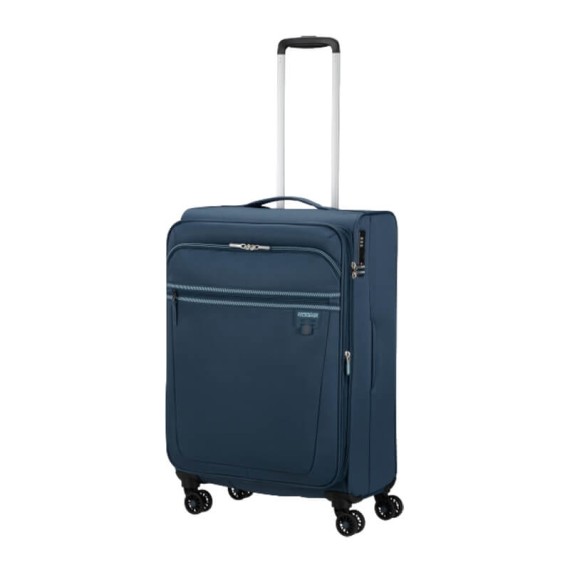 AMERICAN TOURISTER Mala de Viagem Média 69cm 4R Exp. AeroSpin Azul | Ref. 92MH600231
