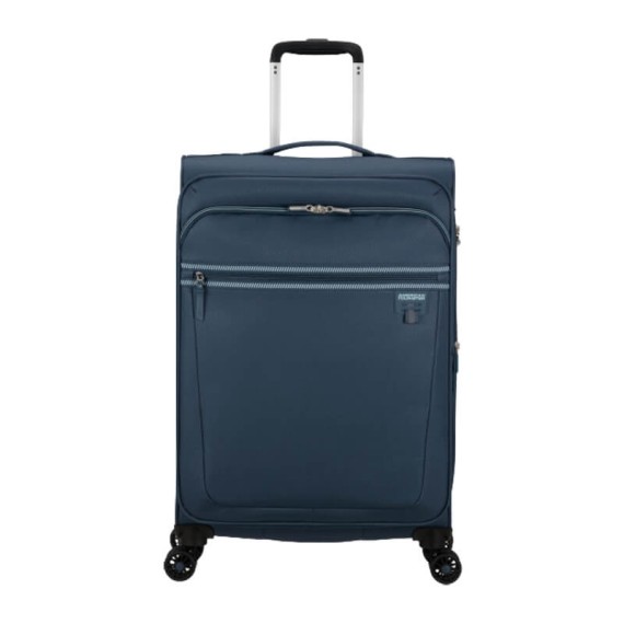 AMERICAN TOURISTER Mala de Viagem Média 69cm 4R Exp. AeroSpin Azul | Ref. 92MH600231