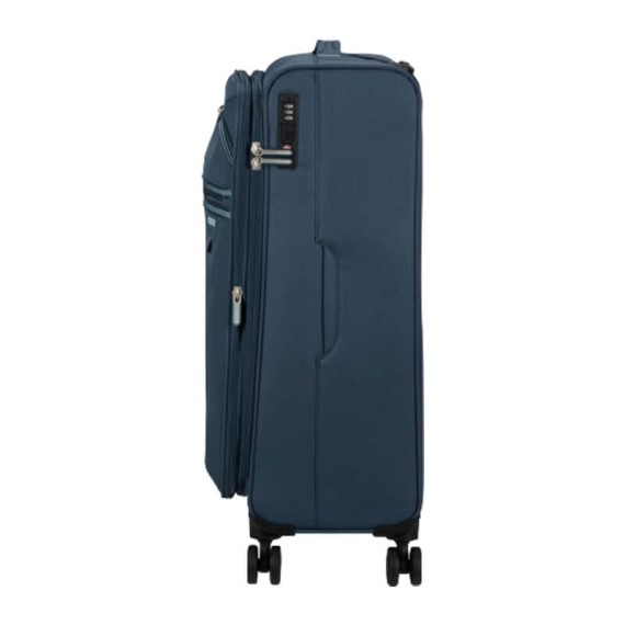 AMERICAN TOURISTER Mala de Viagem Média 69cm 4R Exp. AeroSpin Azul | Ref. 92MH600231