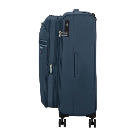 AMERICAN TOURISTER Mala de Viagem Média 69cm 4R Exp. AeroSpin Azul | Ref. 92MH600231