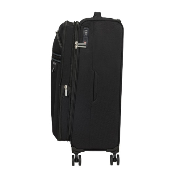 AMERICAN TOURISTER Mala de Viagem Média 69cm 4R Exp. AeroSpin Preta | Ref. 92MH600209