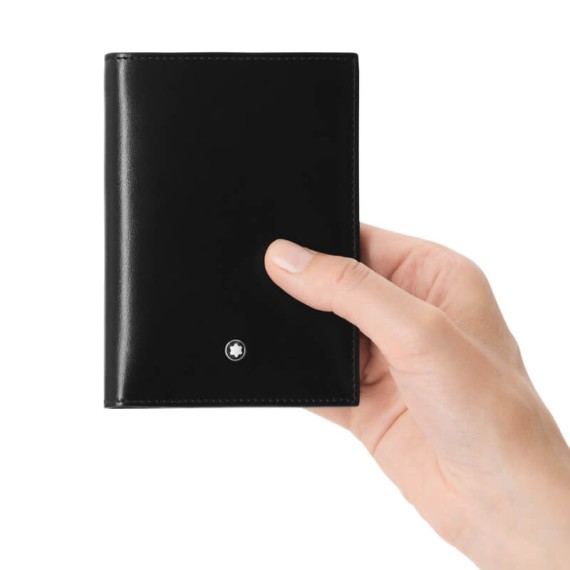 Carteira 7CC c/ ID Removível MONTBLANC Meisterstück Preta | Ref. 238.198380