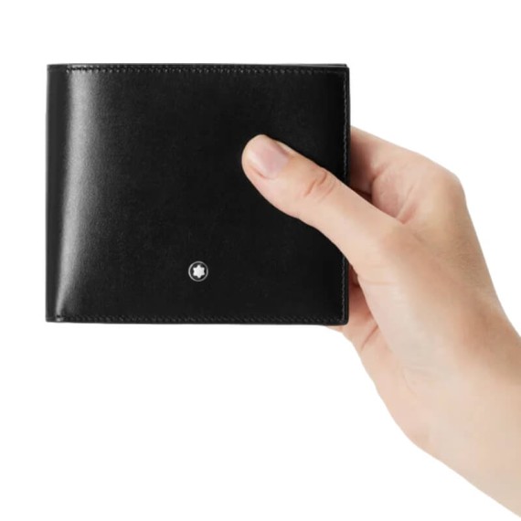 Carteira c/ Porta-Moedas 10 CC MONTBLANC Meisterstück Preta | Ref. 238.198315