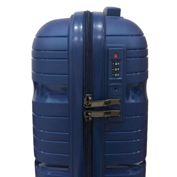 Mala de Cabine / Trolley 45cm 4R. Amovíveis Easyjet 22 Azul Escuro | Ref. 337.22AE