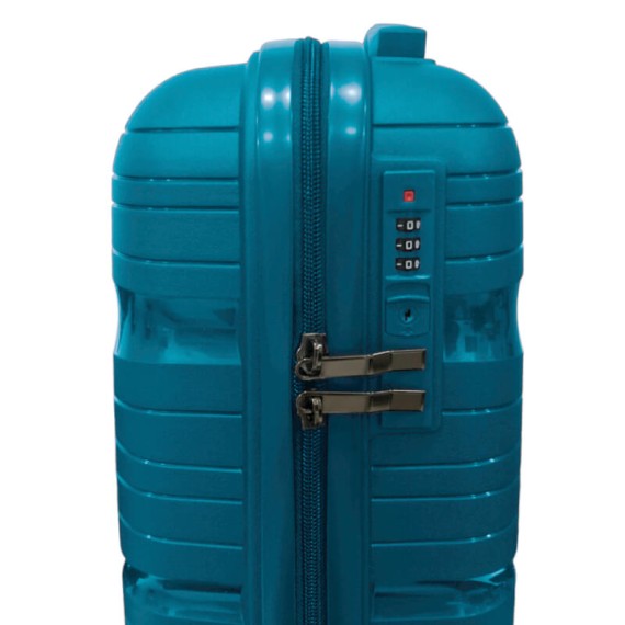 Mala de Cabine / Trolley 45cm 4R. Amovíveis Easyjet TALENT 22 Azul Petróleo | Ref. 337.22AP