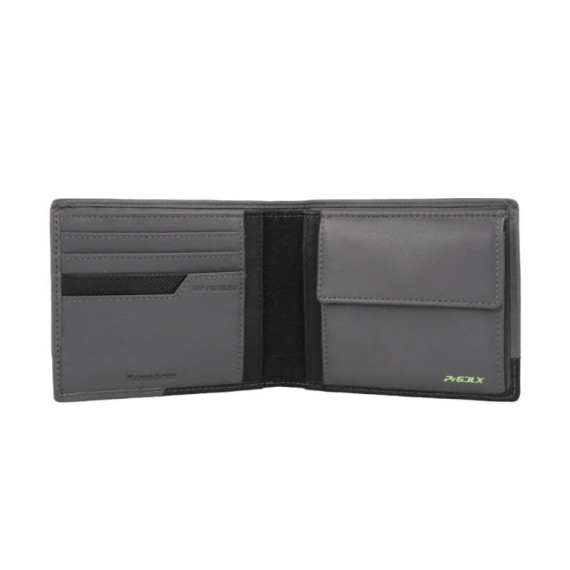 SAMSONITE Carteira de Homem Horizontal 4CC Pro-DLX 6 SLG Cinza Claro | Ref. 92KK301518