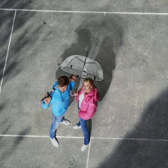 Guarda-Chuva KNRIPS Comprido C.760 Stick Manual Transparente Play | Ref. 300.9687608541