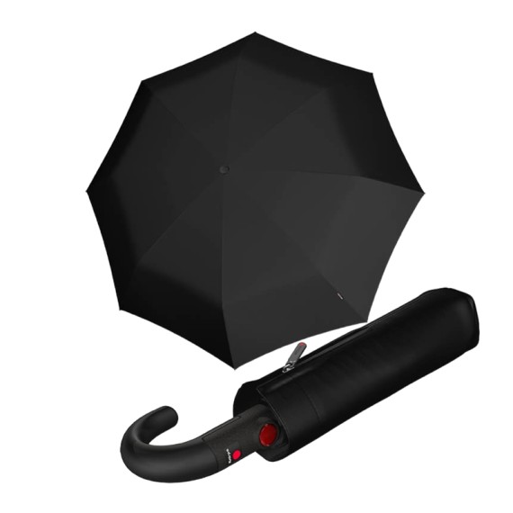 Guarda-Chuva KNRIPS Dobrável T.260 Médio Duomatic Preto | Ref. 300.9532601000