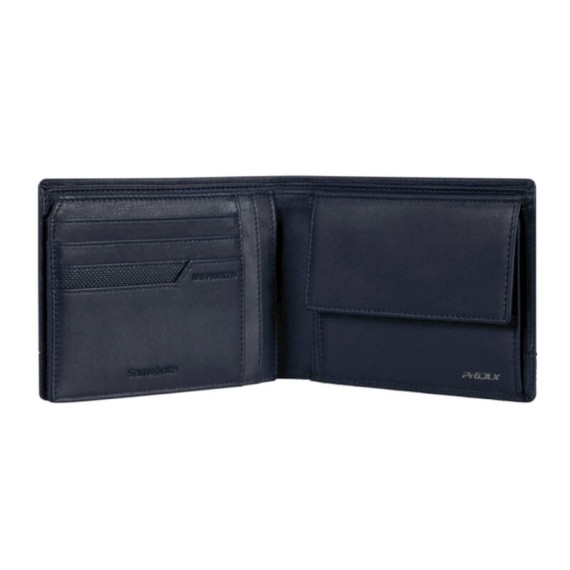 Samsonite Carteira de Homem Horizontal 10CC Pro-DLX 6 SLG Azul Noite | Ref. 92KK304721