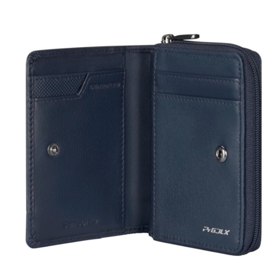 SAMSONITE Carteira de Homem Vertical 4CC Pro-DLX 6 SLG Azul Noite | Ref. 92KK373921