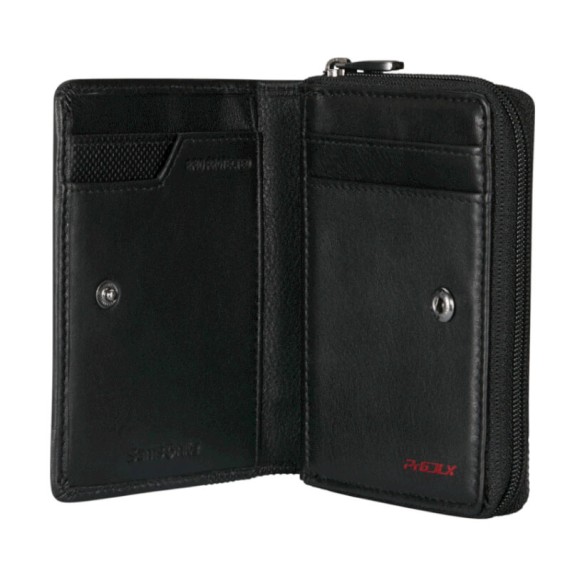 SAMSONITE Carteira de Homem Vertical 4CC Pro-DLX 6 SLG Preta | Ref. 92KK373909